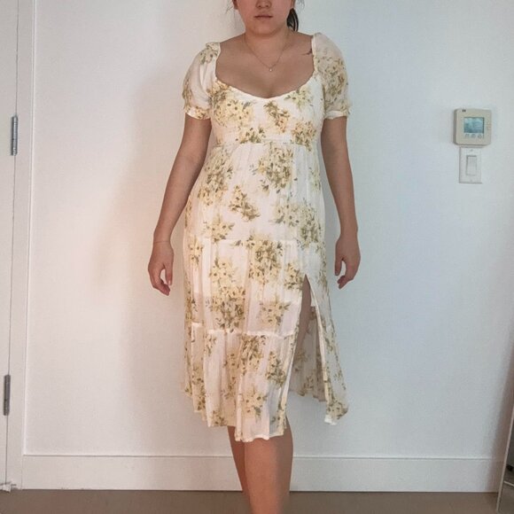 ABERCROMBIE & FITCH - Floral Midi Dress (Size S) - Picture 1 of 5